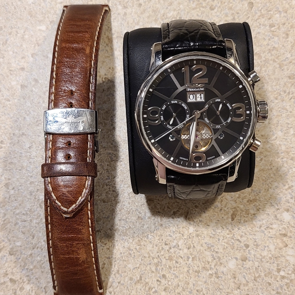 Beautiful Perigaum Automatic Tourbillon Watch